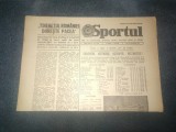 ZIARUL SPORTUL 16 NOIEMBRIE 1981 ETAPA