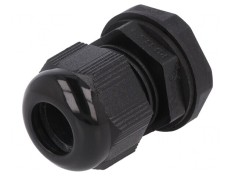 Garnitura de etan?are poliamida neagra IP66/IP68 PG13,5 foto