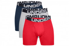 Boxerii Under Armour Charged Cotton 6IN 3 Pack 1363617-600 ro?u foto