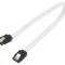 Cablu SATA III Alb 0,3m
