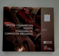 Cd Audio British compozition season 20 compozitori britanici Dublu cd