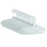 Set 10 umerase pentru copii, flippy, potrivite pentru uscarea si depozitarea hainelor de bebelusi, 28x16.7 cm, verde