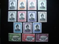 BRUNEI 1952 SERIE MH , 2 ST
