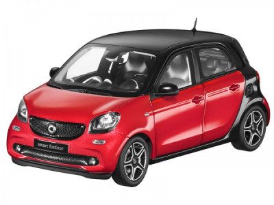 Macheta Oe Smart Forfour Prime 1:18 Negru / Rosu B66960300 foto