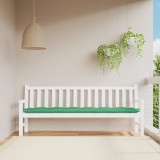 Perna Banca Gradina vidaXL Verde 200x50x7cm Textil Oxford Impermeabila Fixare cu Snur
