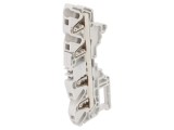 Conector &Icirc;mbinare Șine 0,5-4mm2 4 Borne Gri 6mm