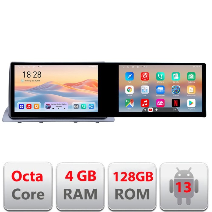 Navigatie Honda CR-V 2023- Lenovo Incell 1K 10.5 inch 8 core 4+64 carplay android auto radio internet kit-crv2023+EDT-E211-RK+kit-10-9 CarStore Techno