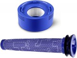 Set de 2 filtre de inlocuire pentru Dyson V8+, V8, V7 Amsamotion, plastic, albastru