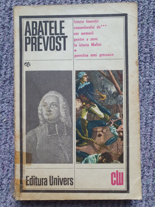 Abatele Prevost-Istoria tineretii comandorului-Povestea unei grecoice, 1983, 427