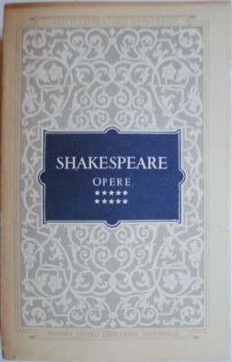 Opere X. Regele Lear. Coriolan. Pericles. Timon din Atena &amp;ndash; William Shakespeare foto