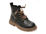 Ghete SELECTION KIDS negre, 50028, din piele naturala