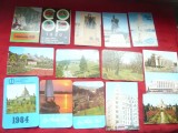 Lot 27 Calendare - Turism , anii &#039;71,72,75(pliat) ,77,80,83 ,84, 89,90