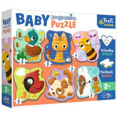 PUZZLE TREFL PRIMO BABY PROGRESSIVE ANIMALELE SuperHeroes ToysZone