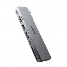 Hub USB-C Anker 7 in 2 pentru MacBook Pro 13 inch, MacBook Air M1/M2/M3