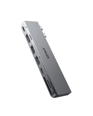 Hub USB-C Anker 7 in 2 pentru MacBook Pro 13 inch, MacBook Air M1/M2/M3 foto
