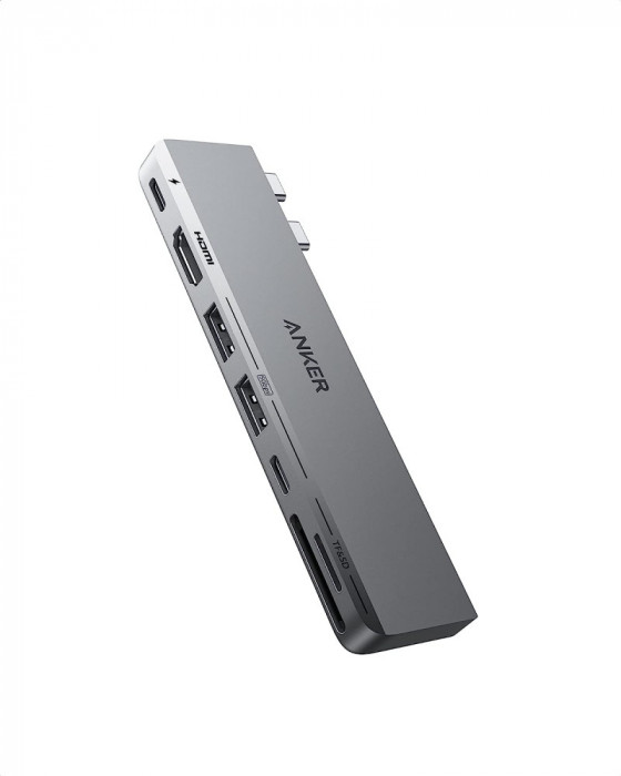 Hub USB-C Anker 7 in 2 pentru MacBook Pro 13 inch, MacBook Air M1/M2/M3