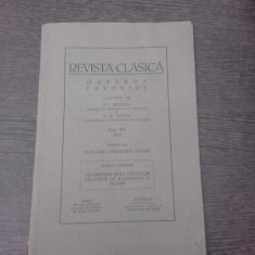Revista clasica Orpheus Favonius tom XV/1943
