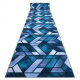 Traversa anti-alunecare ROMBY diamante bleumarin, 80 cm