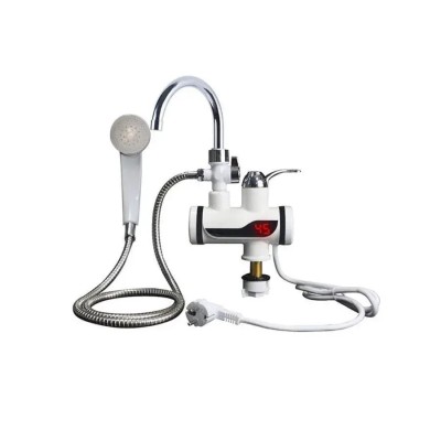 Robinet Electric Instant pentru Apa Calda, Afisaj LCD, Alb, LZ010LY ModernLight Concept foto