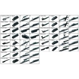 Set 2 stergatoare parbriz tip Aerotwin Mercedes-Benz CL 216 Coupe dupa 2006 EUROHELP 27-WBF650 / 27-WBF650