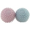 Bile uscator rufe, Meliconi Bucato Soft 656153, albastru / roz, material sintetic, reutilizabile, set 2 bucati