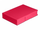 Carcasa de protectie pentru HDD / SSD 3.5&quot; Rosu, Delock 18374