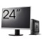 Pachet Calculator Second Hand HP T520 Mini PC, AMD GX-215JJ 1.50GHz, 4GB DDR3, 32GB Flash + Monitor 24&amp;quot; NewTechnology Media