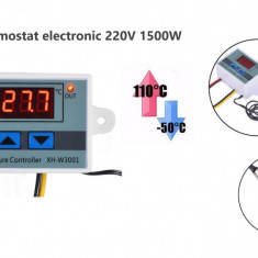 Termostat electronic digital Controler temperatura cu releu 220V 10A