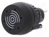 Semnalizator acustic EAO OptoHiT 22mm IP65 -40&divide;55&deg;C &Oslash;22,3mm