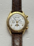 CEAS AUR 18K - OMEGA SPEEDMASTER - Triple Calendar Moon Phase - BA 175.0034 !