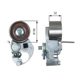 GATES T43133 PowerGrip&reg; rola intinzator,curea distributie