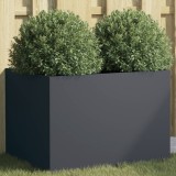 Cumpara ieftin Jardinieră, antracit, 62x47x46 cm, oțel