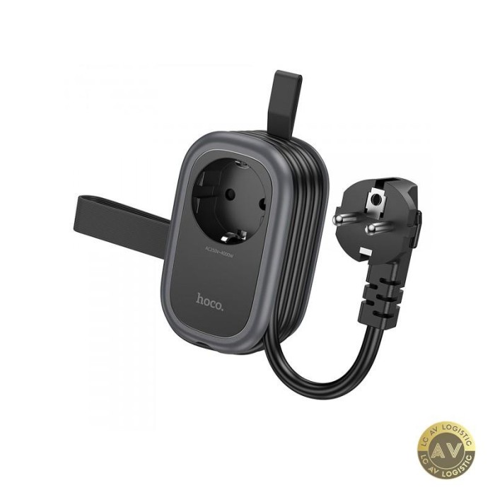 Prelungitor HOCO NS6 12W 2.4A 2 x USB-A - 1 x USB-C - 1 x Schuko Negru