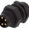 Conector M8, 4 pini, clasa etanseitate IP67, AMPHENOL - 8P-04PMMP-SF7001