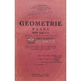 Geometrie plana pentru clasa a V-a (cu semnătura autorului) - I. I. Raianu - 1940