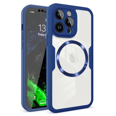 Husa 360&amp;Atilde;&amp;sbquo;&amp;Acirc;&amp;deg; iPhone 12 Pro Techsuit ColorVerse MagSafe, albastru foto