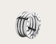 INEL BVLGARI AUR ALB 18K - B.ZERO1 - Four band - REF. AN191026 -Mar.52 -Original foto