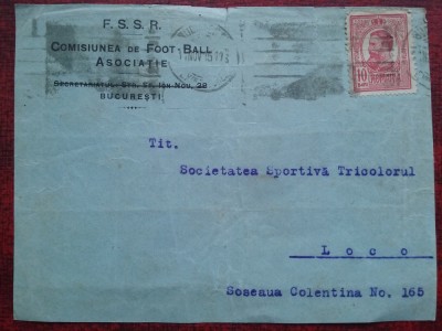 1915-Fata de P.Circ.-FSSR-Com.de Foot-Ball-F RAR foto
