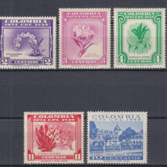 COLUMBIA 1949 - 75 DE ANI MEMBRU UPU (1874- 1949) SERIE MNH