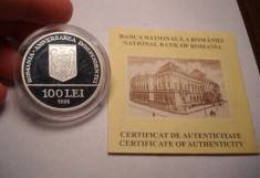 100 lei 1998 Aniversarea Independentei 1877 1878 cu Certificat de Autenticitate foto