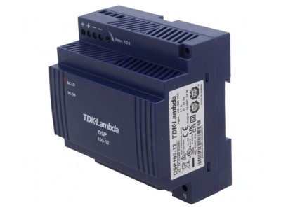 Alimentator Pulsatoriu Șină DIN 12V 6A 72W foto