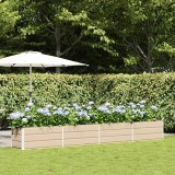 vidaXL Jardinieră Creme 480 x 50 x 45 cm Oțel Galvanizat 42018104