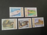 Seria Completă Benin 1999 - Faună, Șerpi &icirc;n Detaliu, Șarpele lui Esculap, Șarpe de Casă, Șarpe Verde de Viță, 5v - Ștampilate -A333