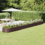 vidaXL Strat &icirc;nălțat grădină 620x80x36 cm oțel vopsit electrostatic