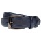 Curea barbati, eleganta pentru costum, latime 3.5cm, BLEUMARIN, piele eco - CK108BL