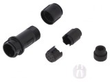 Conector Circular Mufă Tată 10 PIN Fără Contacte Pe Cablu