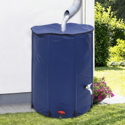 vidaXL Rezervor de apă cu robinet, pliabil, 750 L, PVC foto