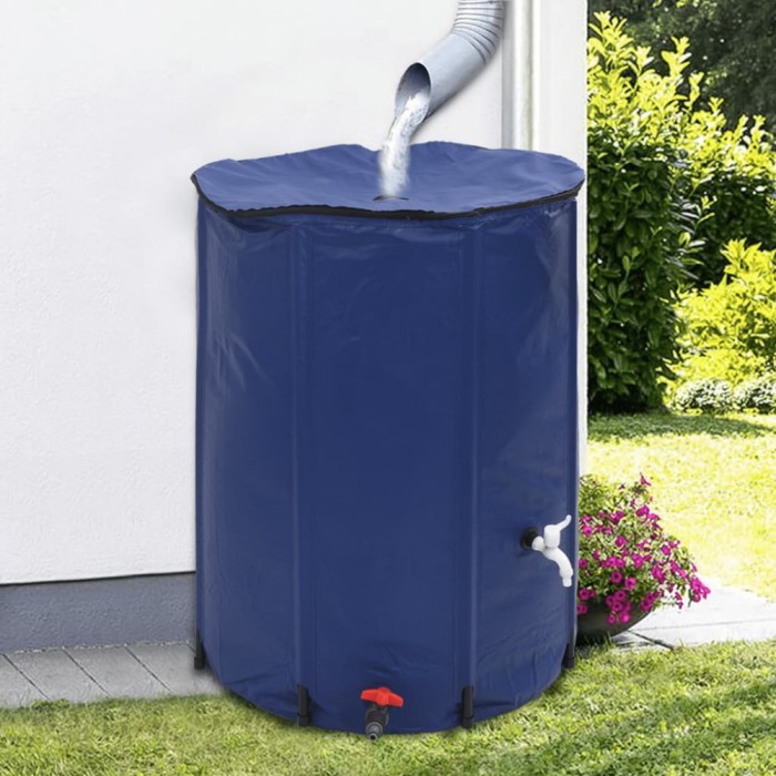 vidaXL Rezervor de apă cu robinet, pliabil, 750 L, PVC