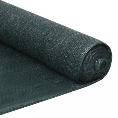 Plasă protecție vizuală, verde, 2x10 m, HDPE foto
