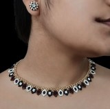 Set choker și cercei &bdquo;Caf&eacute; Intenso&rdquo;